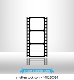 Film reel icon vector illustration eps10.