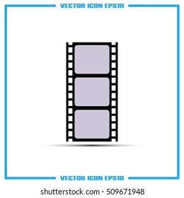 Film reel icon vector illustration eps10.