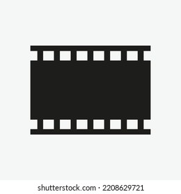 Film Reel Icon Vector Template For Web, Computer And Mobile App