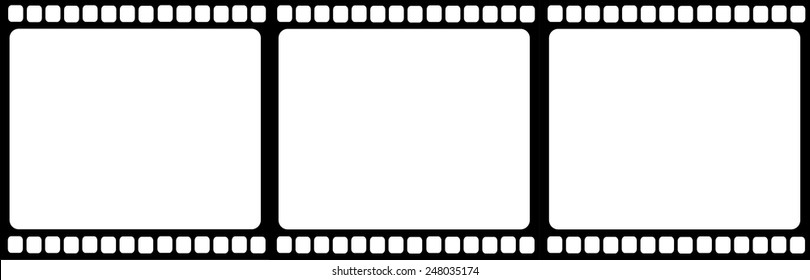 Film reel illustration isolated vector