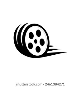 film reel vector design, speed cinema