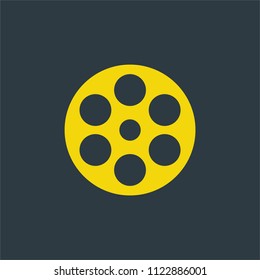 film reel vector icon