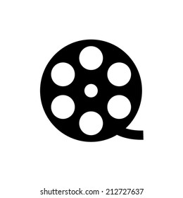 Film Reel Vector Icon