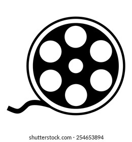 film reel vector icon