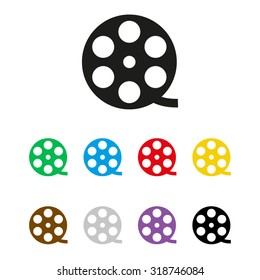 film reel  - vector icon