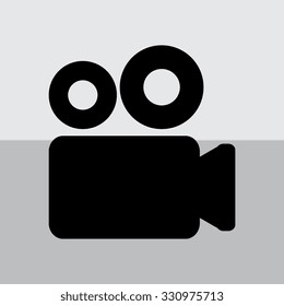 film reel vector icon 