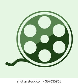 film reel vector icon