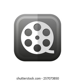 film reel  - vector icon, flat design