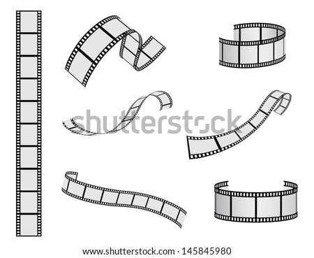 film reel vector set