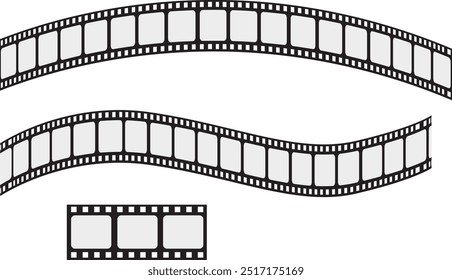 film reel vector set,Film strip,cinema film transparent