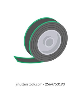 Film Reel Video Production Vector Illustration, Isolated