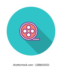 Film Role Flat Icon