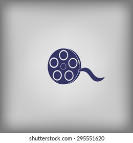 film roll design element icon