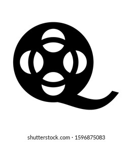 film roll icon isolated sign symbol vector illustration - high quality black style vector icons
