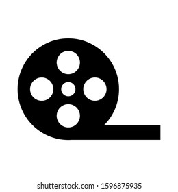 film roll icon isolated sign symbol vector illustration - high quality black style vector icons
