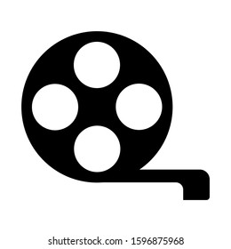 film roll icon isolated sign symbol vector illustration - high quality black style vector icons

