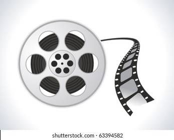 Film Roll Icon Vector Illustration