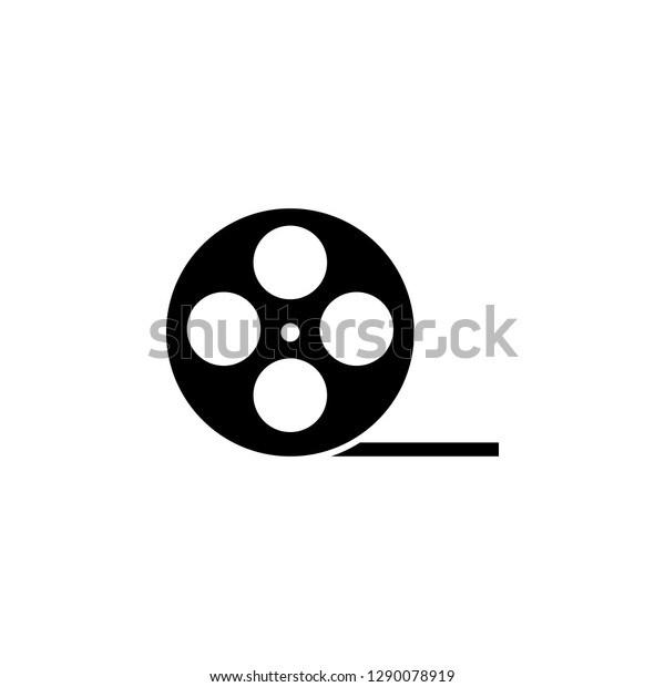 Film Roll Icon Vector Video Camera Stock Vector (Royalty Free) 1290078919