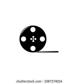 film roll film illustration. Element of theter for mobile concept and web apps. Detailed film roll film icon can be used for web and mobile. Premium icon on white background