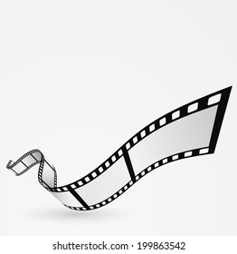 film roll moving design abstract background