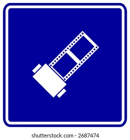 film roll sign