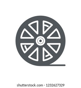 film roll vector icon