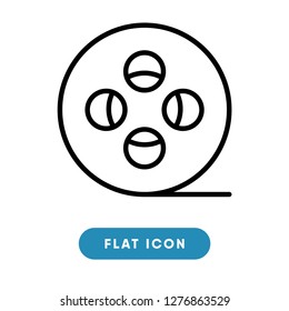Film roll vector icon