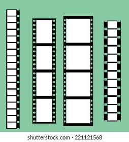 Film rolls of different sizes