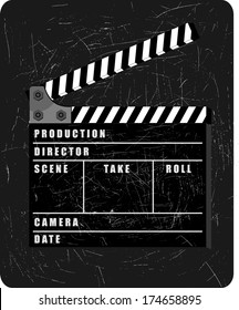 film set clapper 