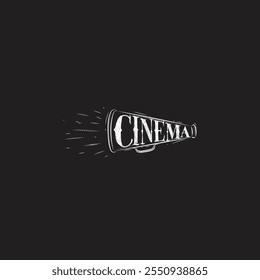 Film set flat vector design