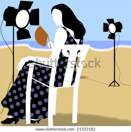  film shooting with background	