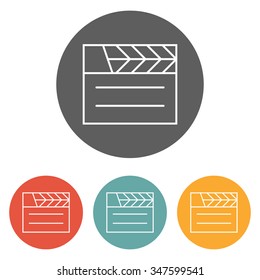 film slate icon