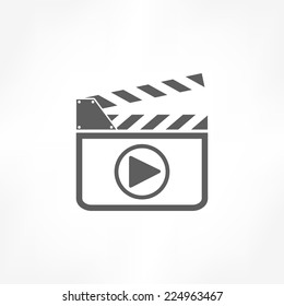 Film Slate Play Button Icon