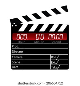 Film Slate- Vector