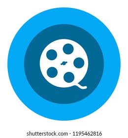 film spool vector icon