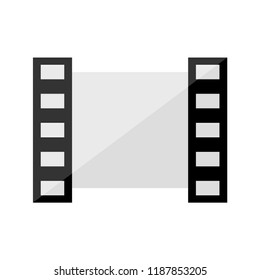 Film stock icon. Elements in flat design.