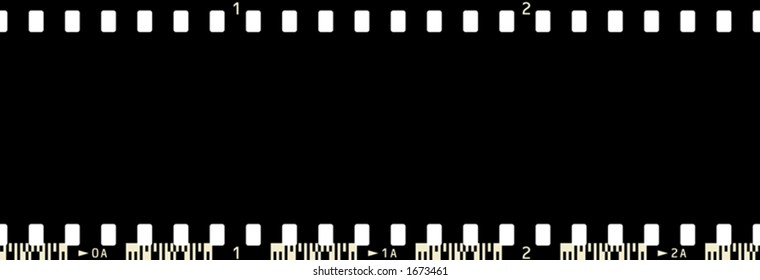 Film Strip (2 Frames long, with numbers, with code)