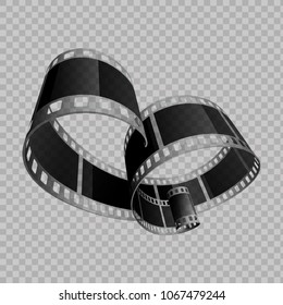 Film strip 3D. Vector.