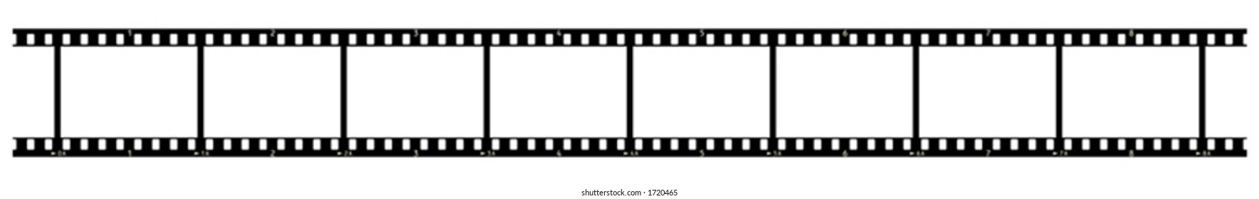 Film Strip (8 Frames, with numbers, no code)