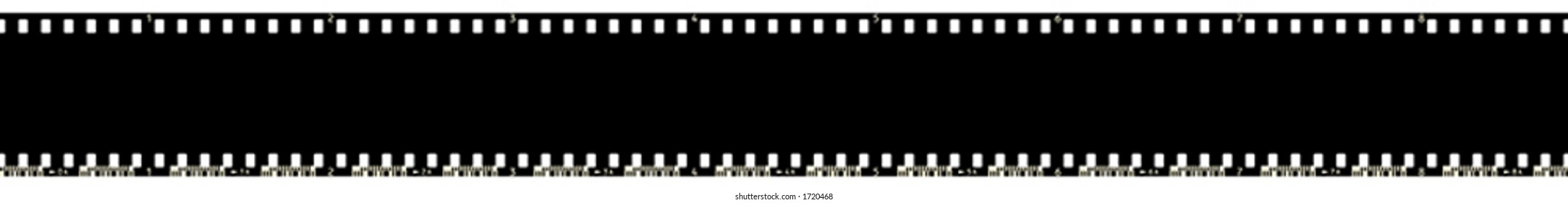 Film Strip (8 Frames, with numbers, with code)