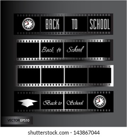 Film strip back to school