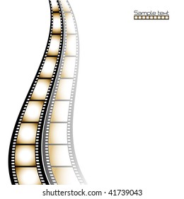 Film strip background with place for text.Vector