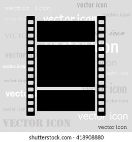 film strip black vector icon