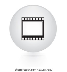 film strip button web icon