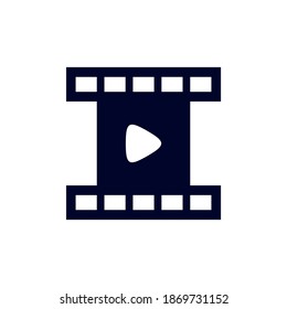 Film Strip Cinema Logo vector template, Creative Movie logo concept, Icon symbol, Illustration