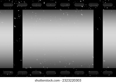 Film strip design text box. Vector illustration. stock image.