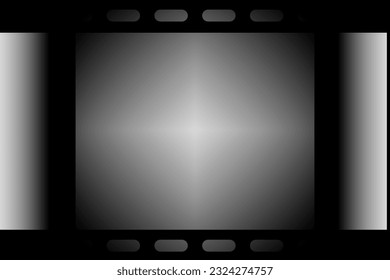 Film strip design text box. Vector illustration. stock image.