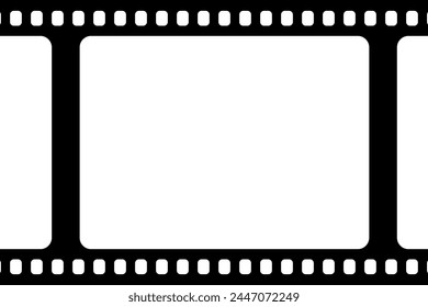 Film strip frame background illustration