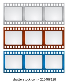 film strip frame design background