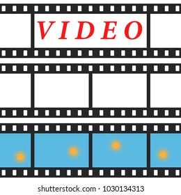 Film strip frame set